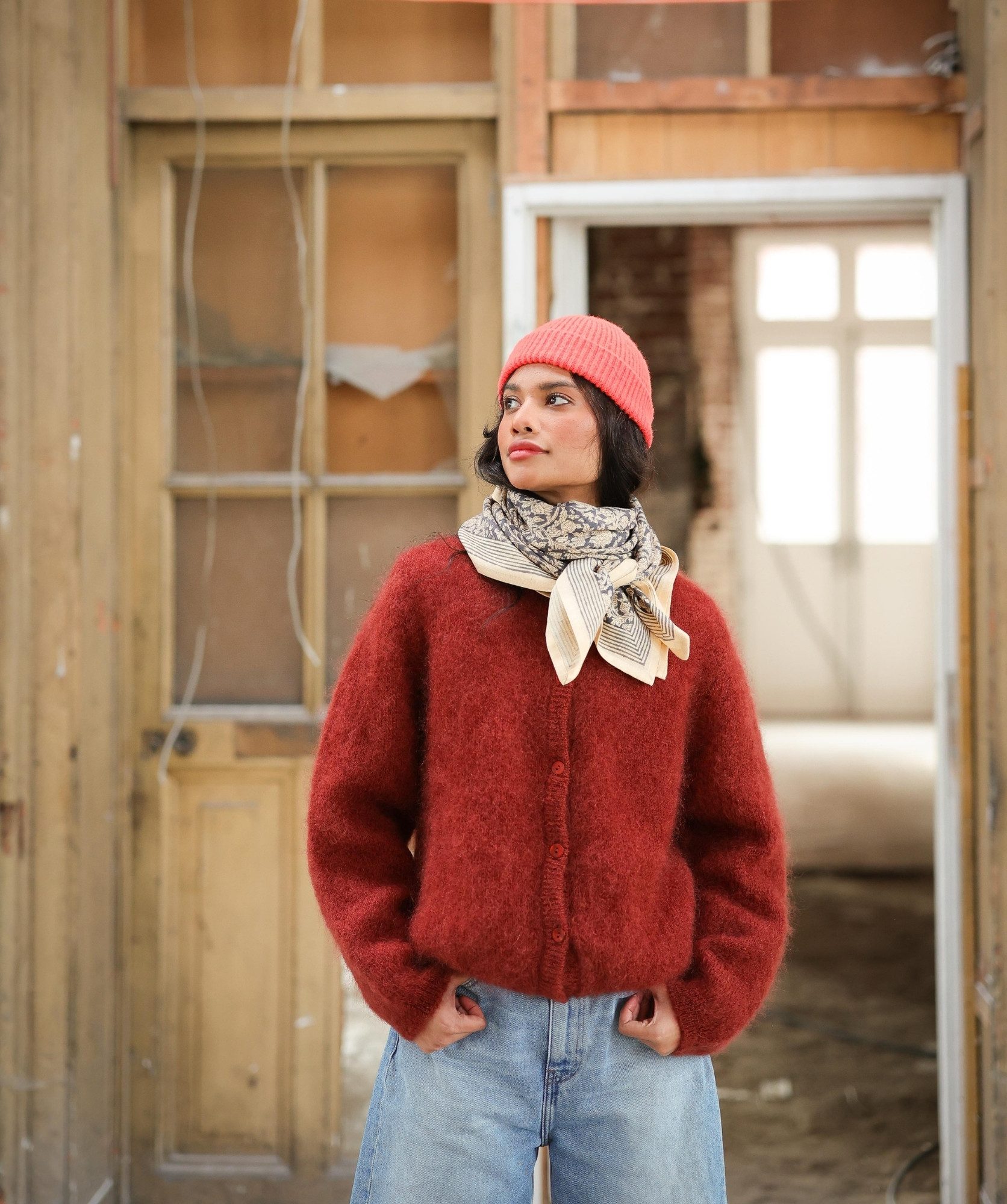 Foulard grand format – Anjali Orage