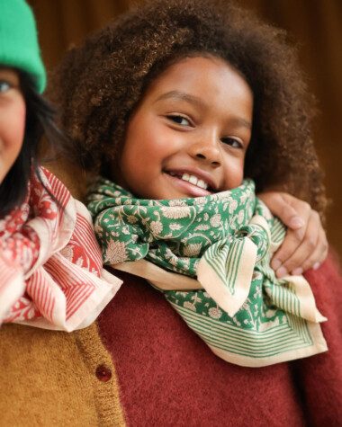 Foulard grand format – Anjali Prairie