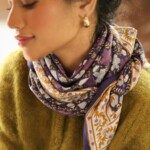 Foulard grand format – Ellis Cassis