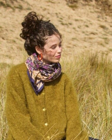 Foulard grand format – Ellis Cassis
