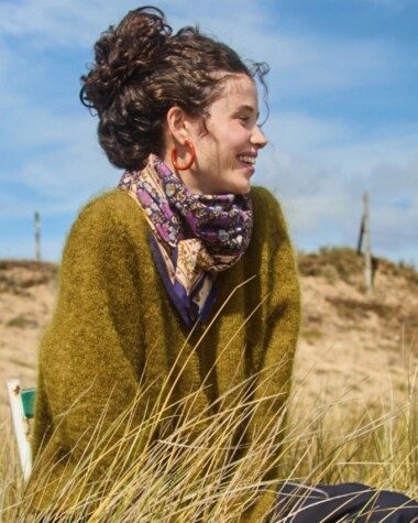 Foulard grand format – Ellis Cassis