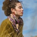 Foulard grand format – Ellis Cassis