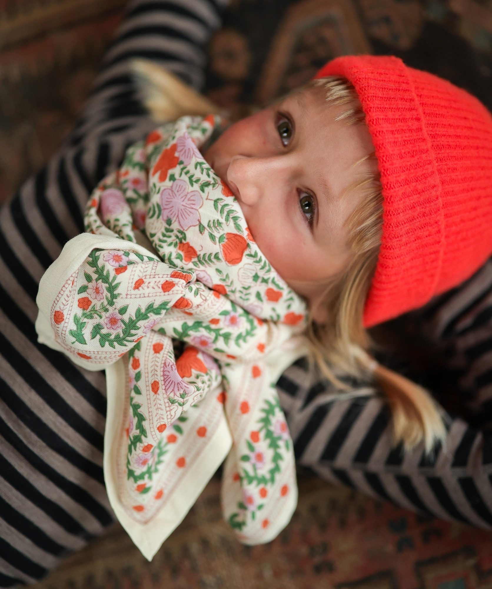 Foulard grand format – Ellis Clémentine