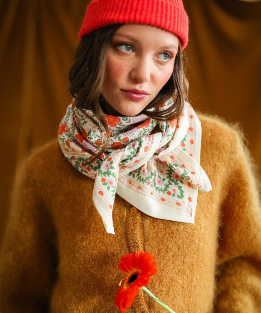 Foulard grand format – Ellis Clémentine