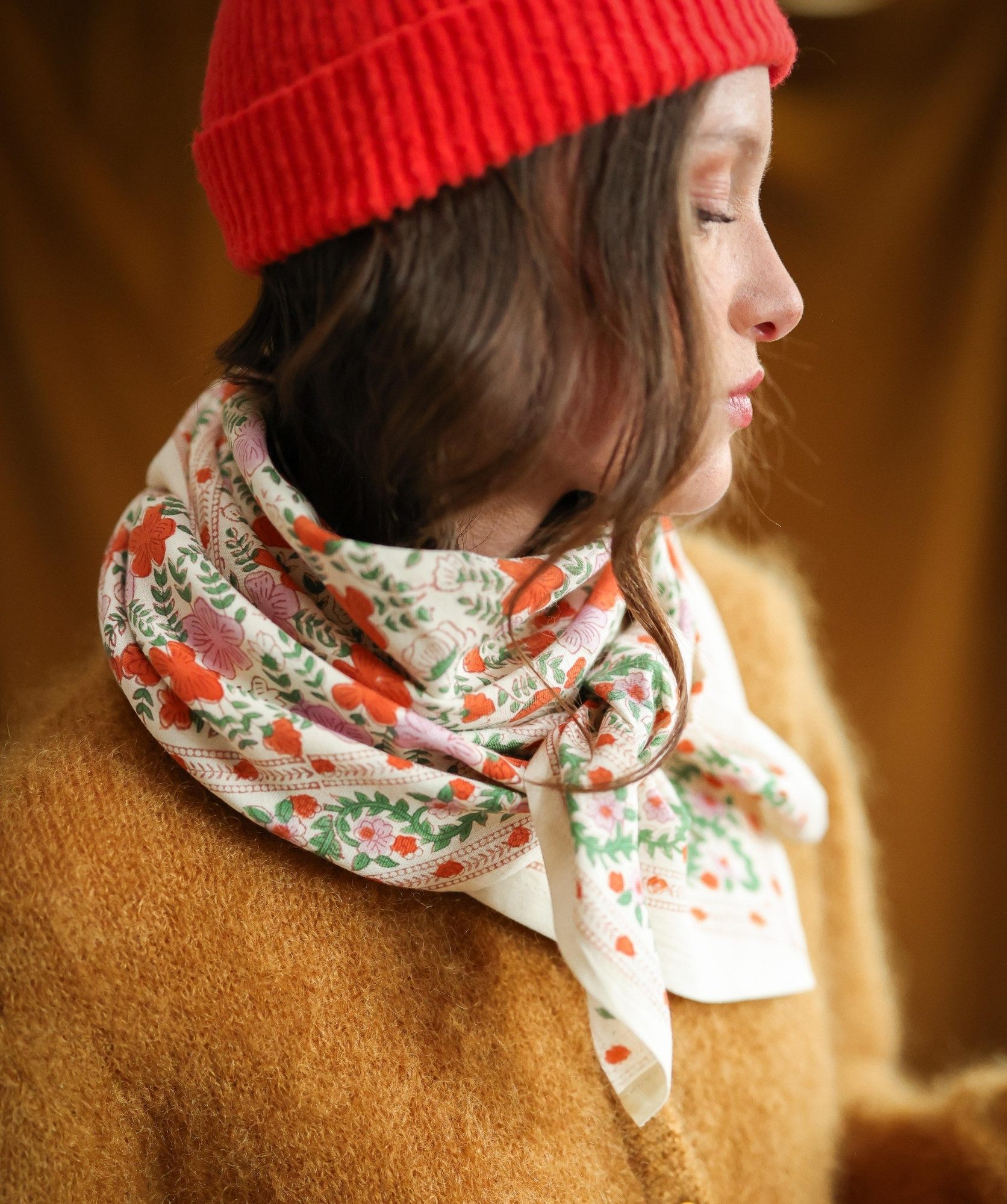 Foulard grand format – Ellis Clémentine