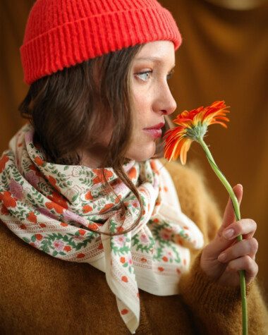 Foulard grand format – Ellis Clémentine
