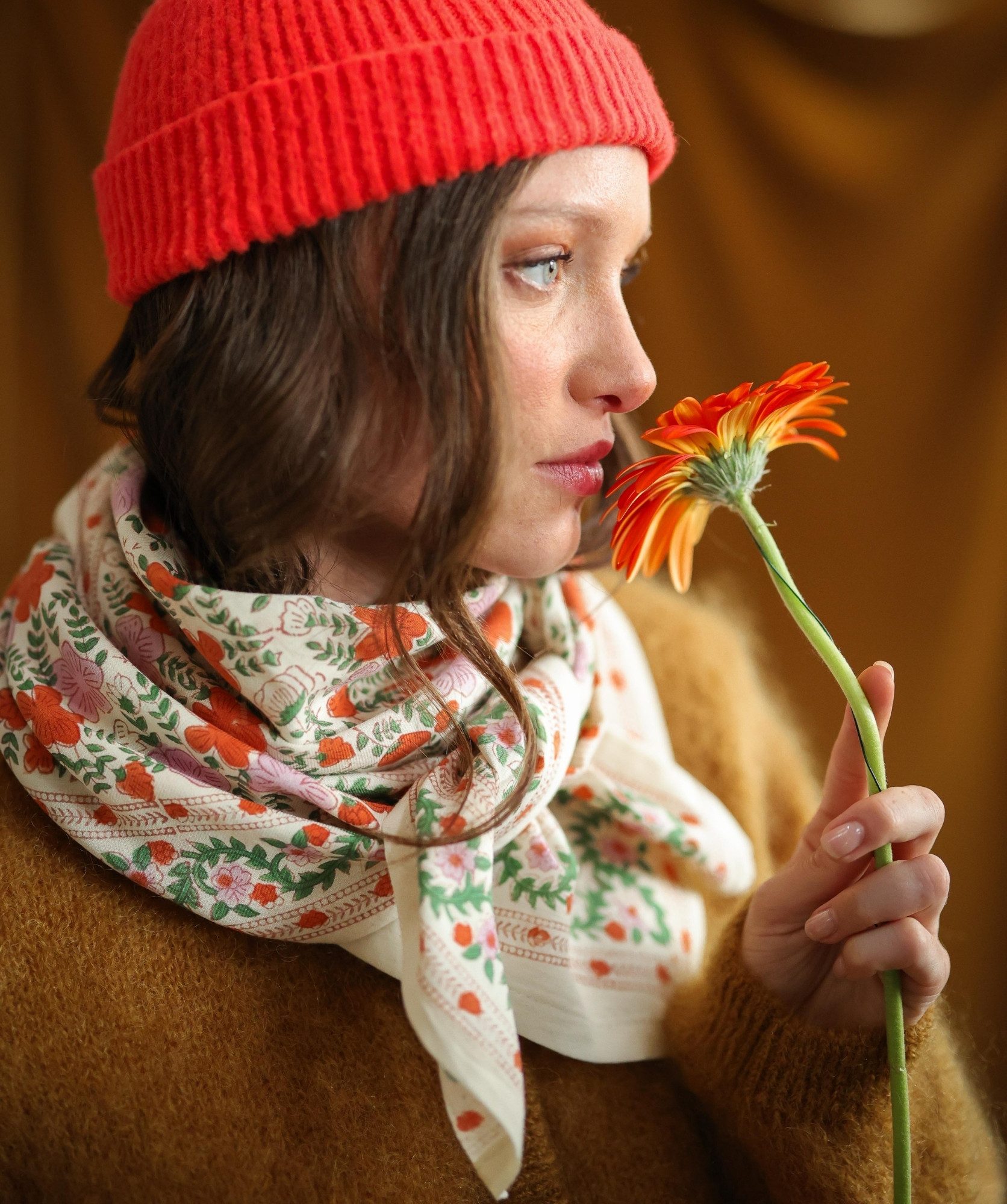 Foulard grand format – Ellis Clémentine