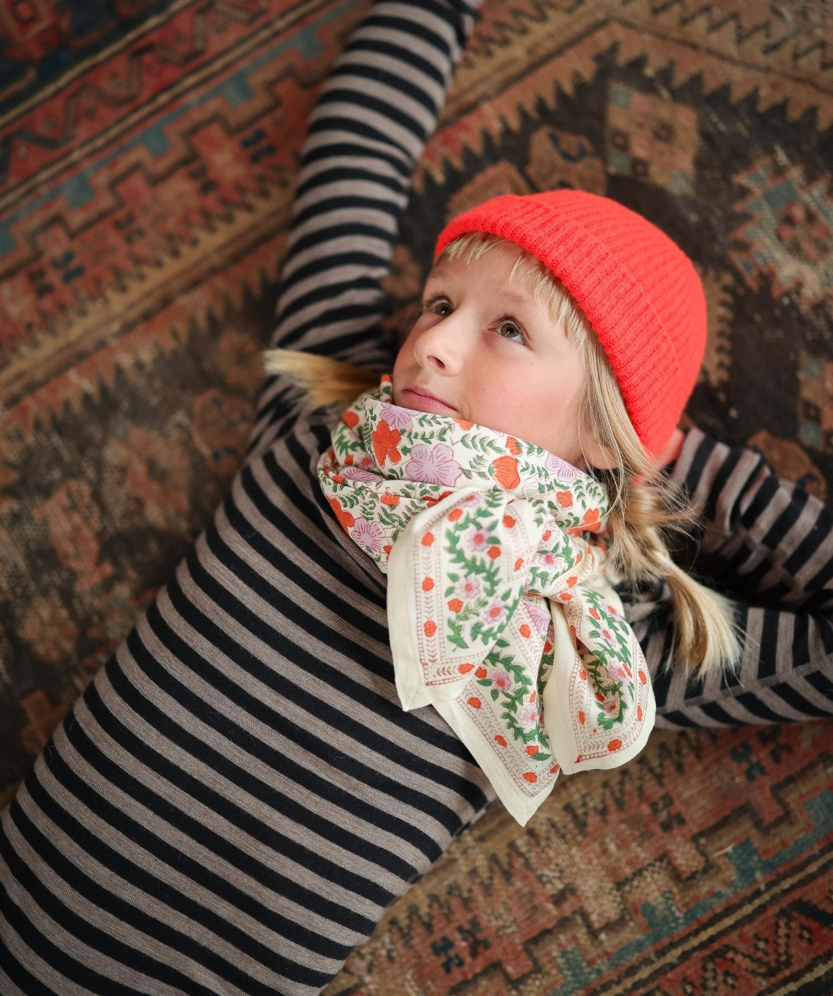 Foulard grand format – Ellis Clémentine