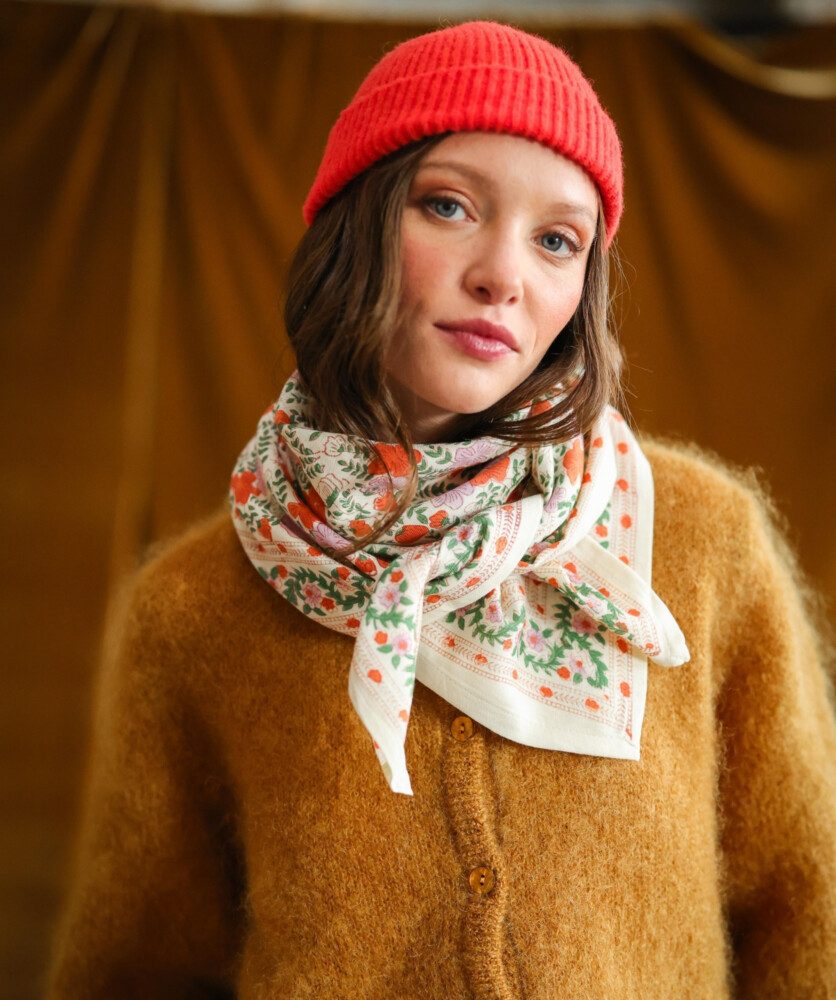 Foulard grand format – Ellis Clémentine