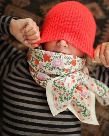 Foulard grand format – Ellis Clémentine