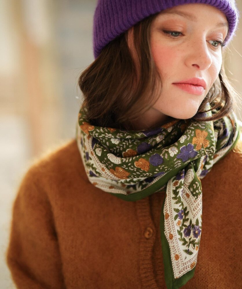 Foulard grand format – Ellis Mousse