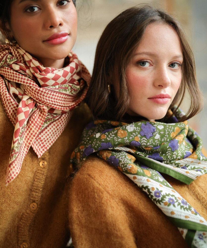 Foulard grand format – Ellis Mousse