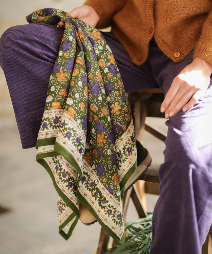 Foulard grand format – Ellis Mousse