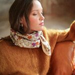 Foulard grand format – Ellis Violette