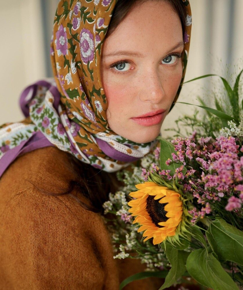 Foulard grand format – Hope Safran