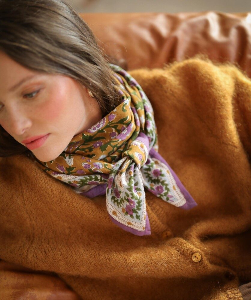 Foulard grand format – Hope Safran