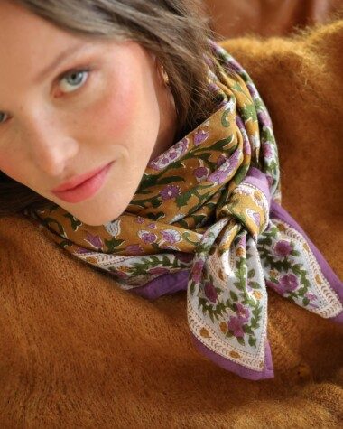 Foulard grand format – Hope Safran