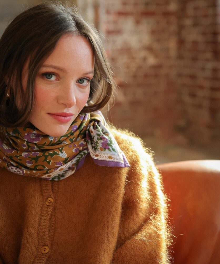 Foulard grand format – Hope Safran