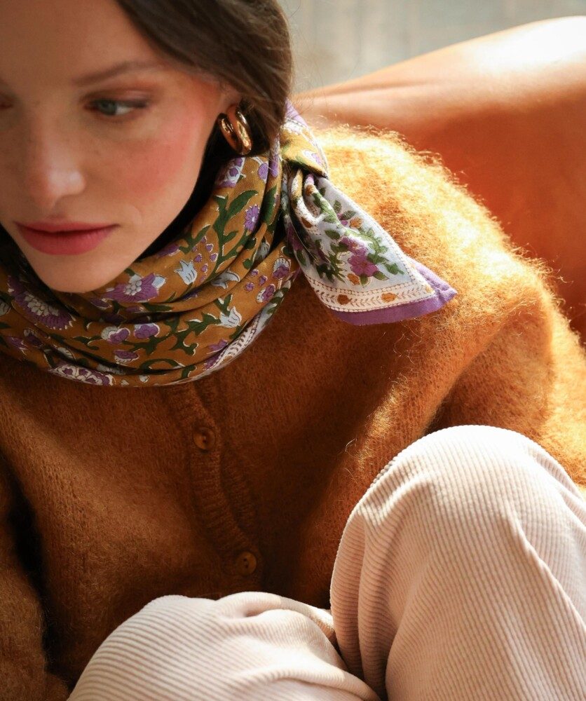 Foulard grand format – Hope Safran