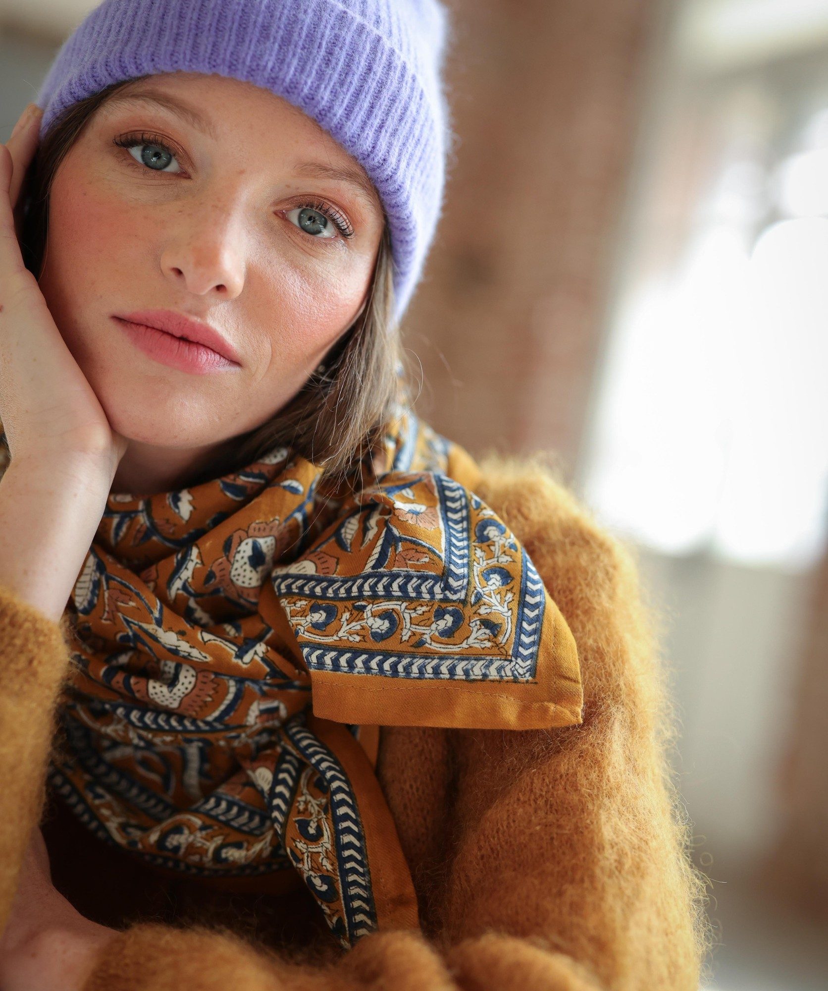 Foulard grand format – Jaya Safran