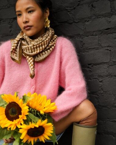 Foulard grand format – Penny Bronze