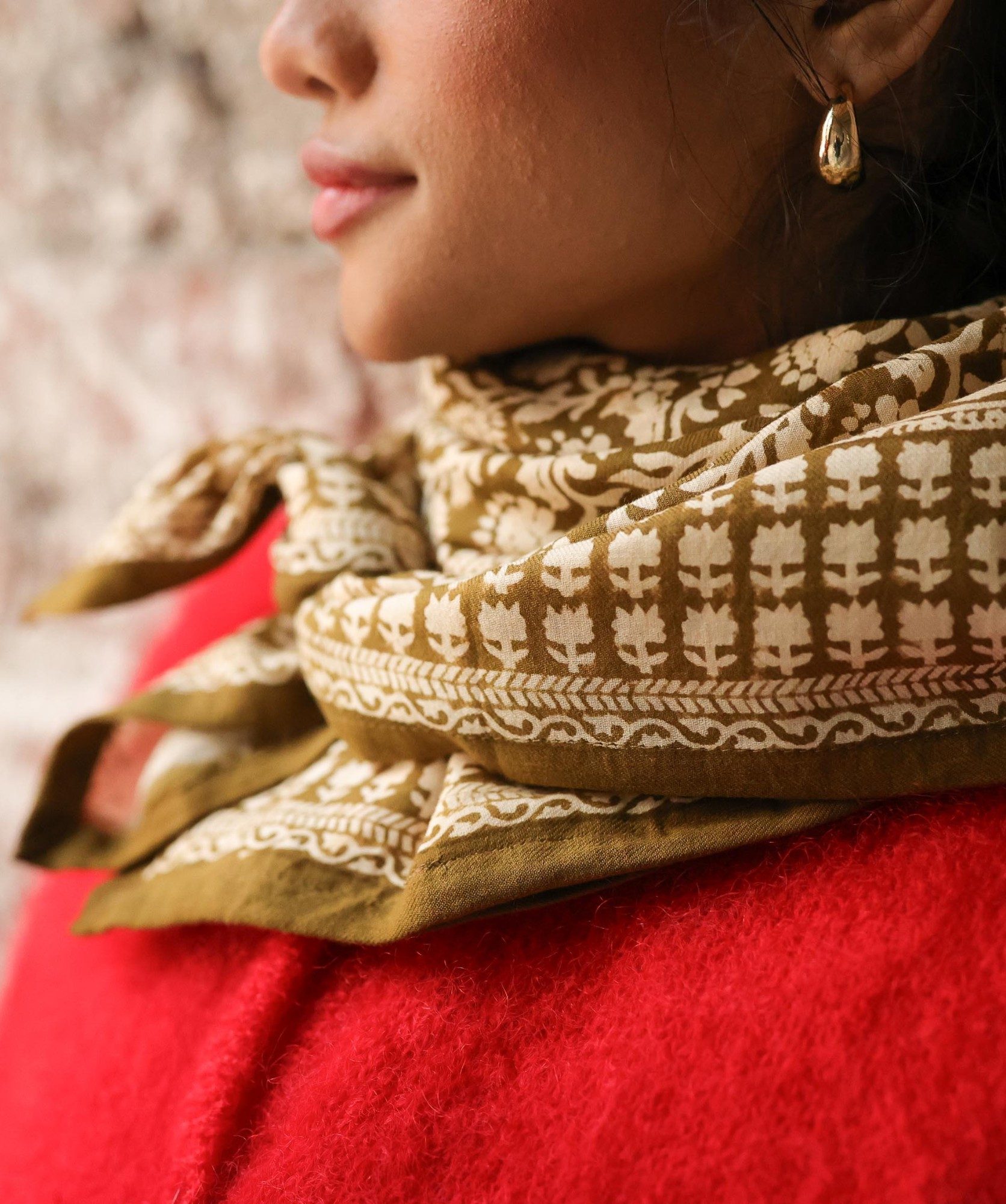 Foulard grand format – Penny Bronze