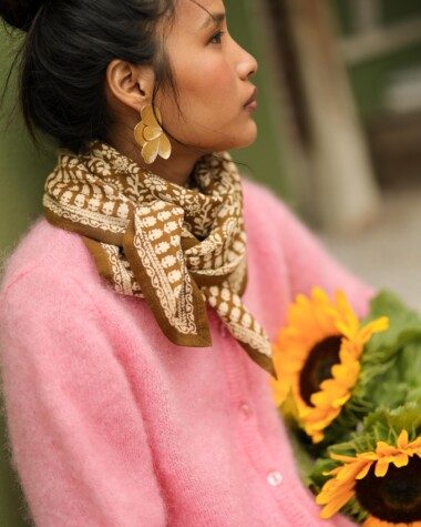 Foulard grand format – Penny Bronze