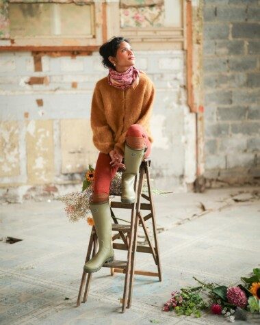 Foulard grand format – Pia Prune