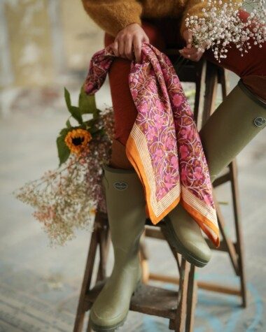 Foulard grand format – Pia Prune