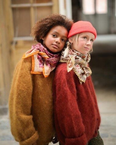 Foulard grand format – Pia Prune