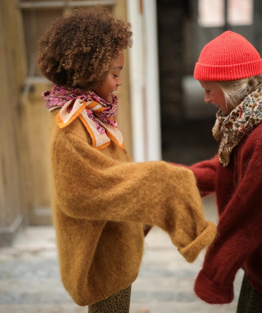 Foulard grand format – Pia Prune