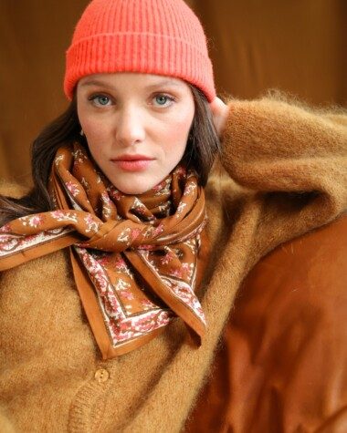 Foulard grand format – Punam Camel