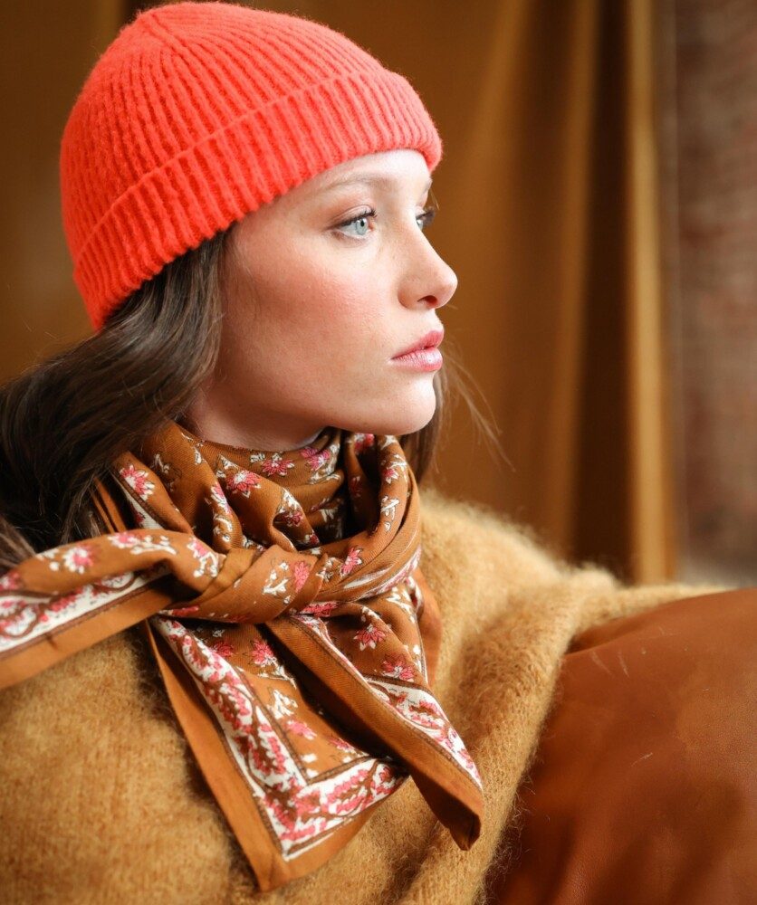 Foulard grand format – Punam Camel