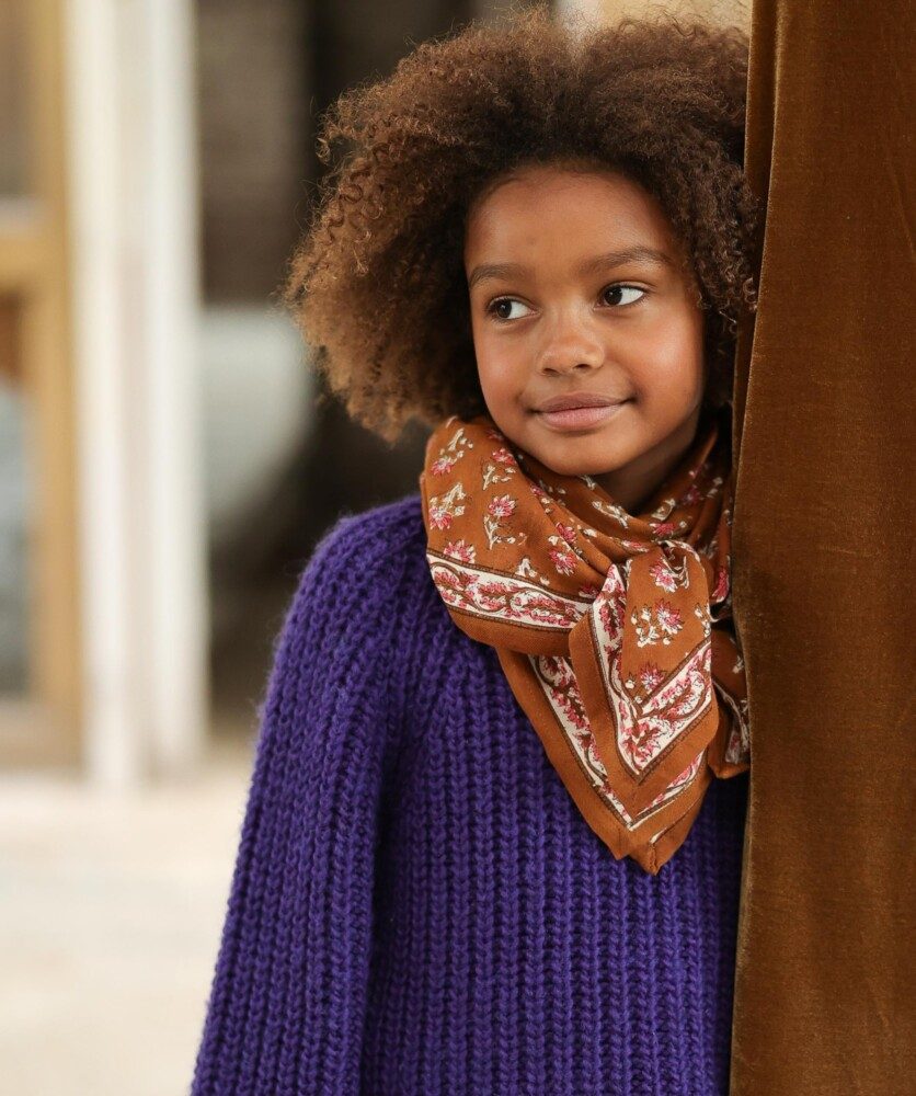 Foulard grand format – Punam Camel