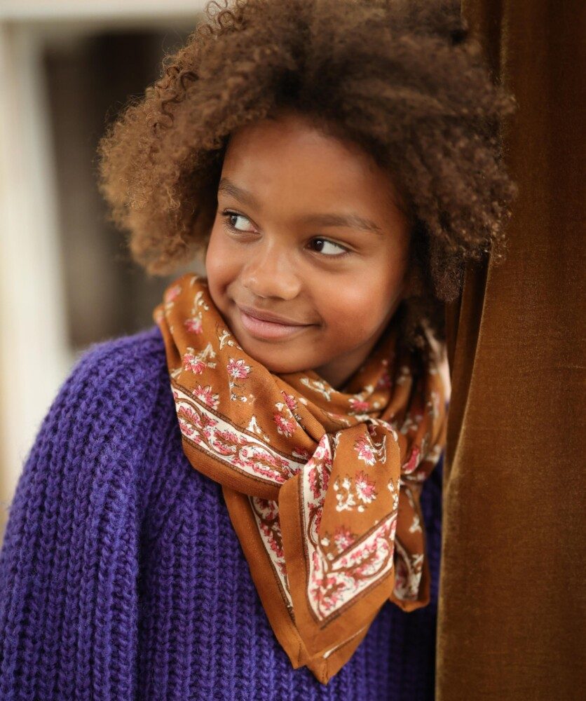 Foulard grand format – Punam Camel