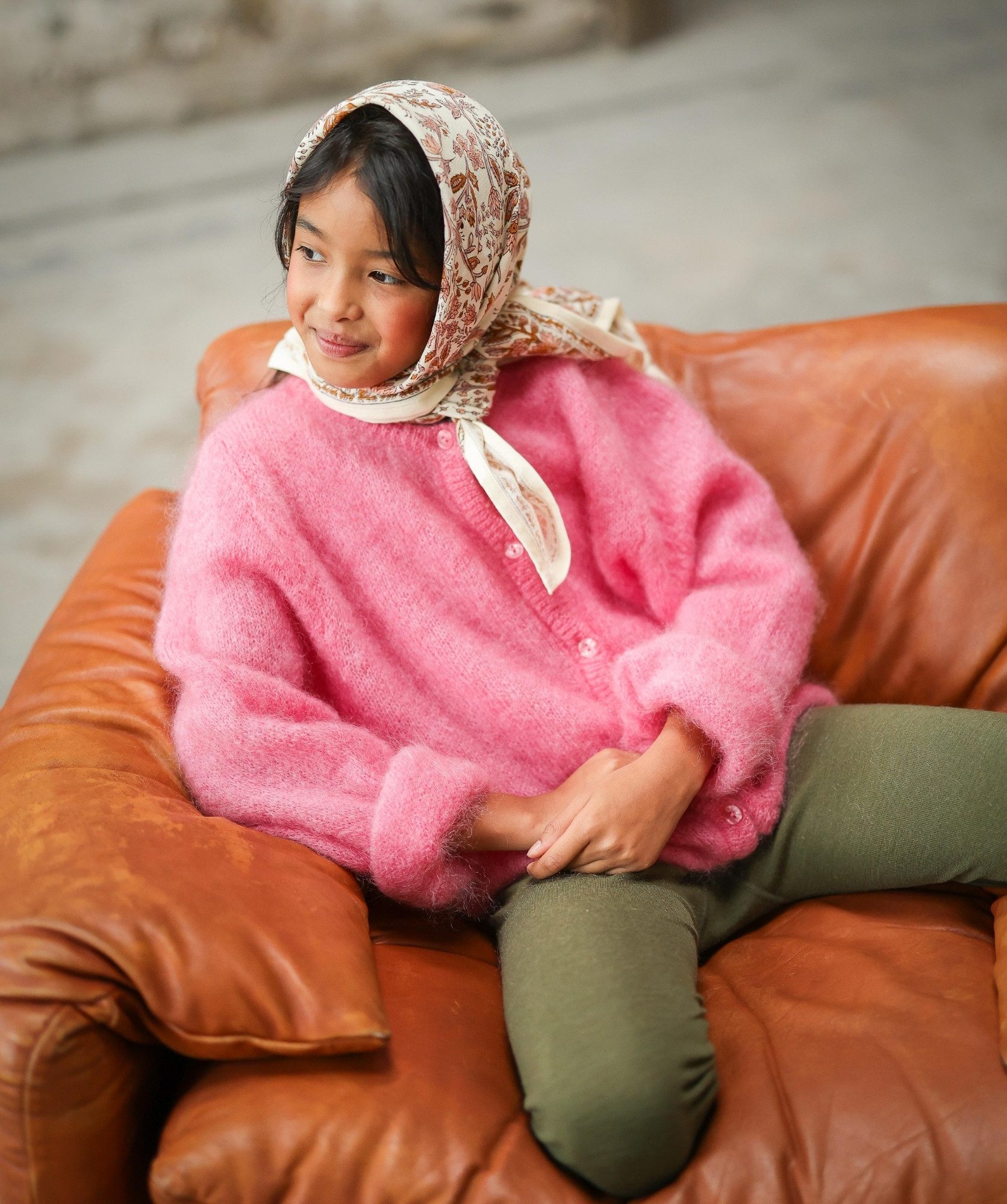Foulard grand format – Rhapsody Poudré