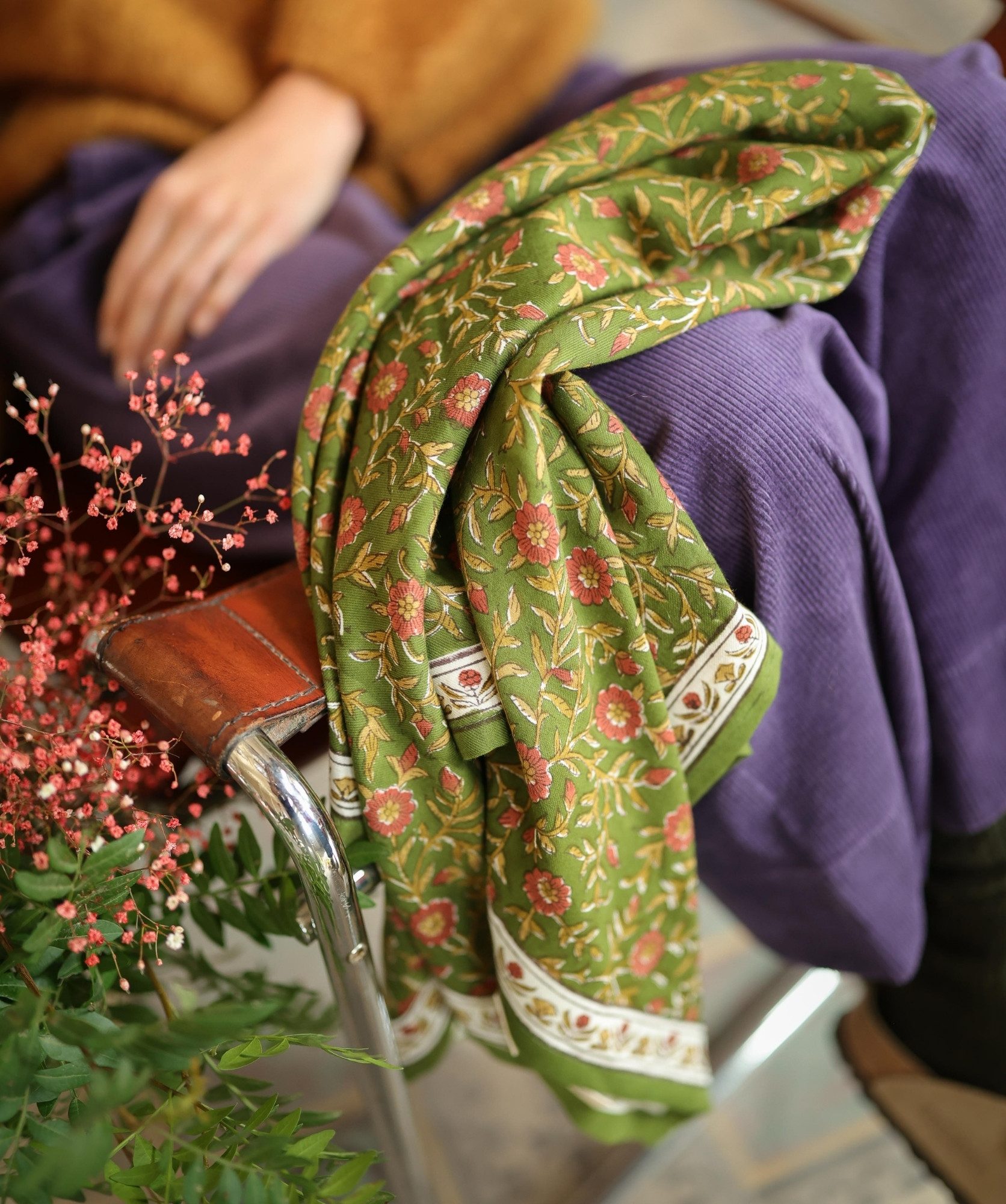 Foulard grand format – Scarlett Mousse