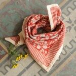 Foulard petit format – Anjali Rouge Brique