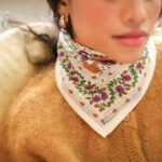 Foulard petit format – Ellis Violette