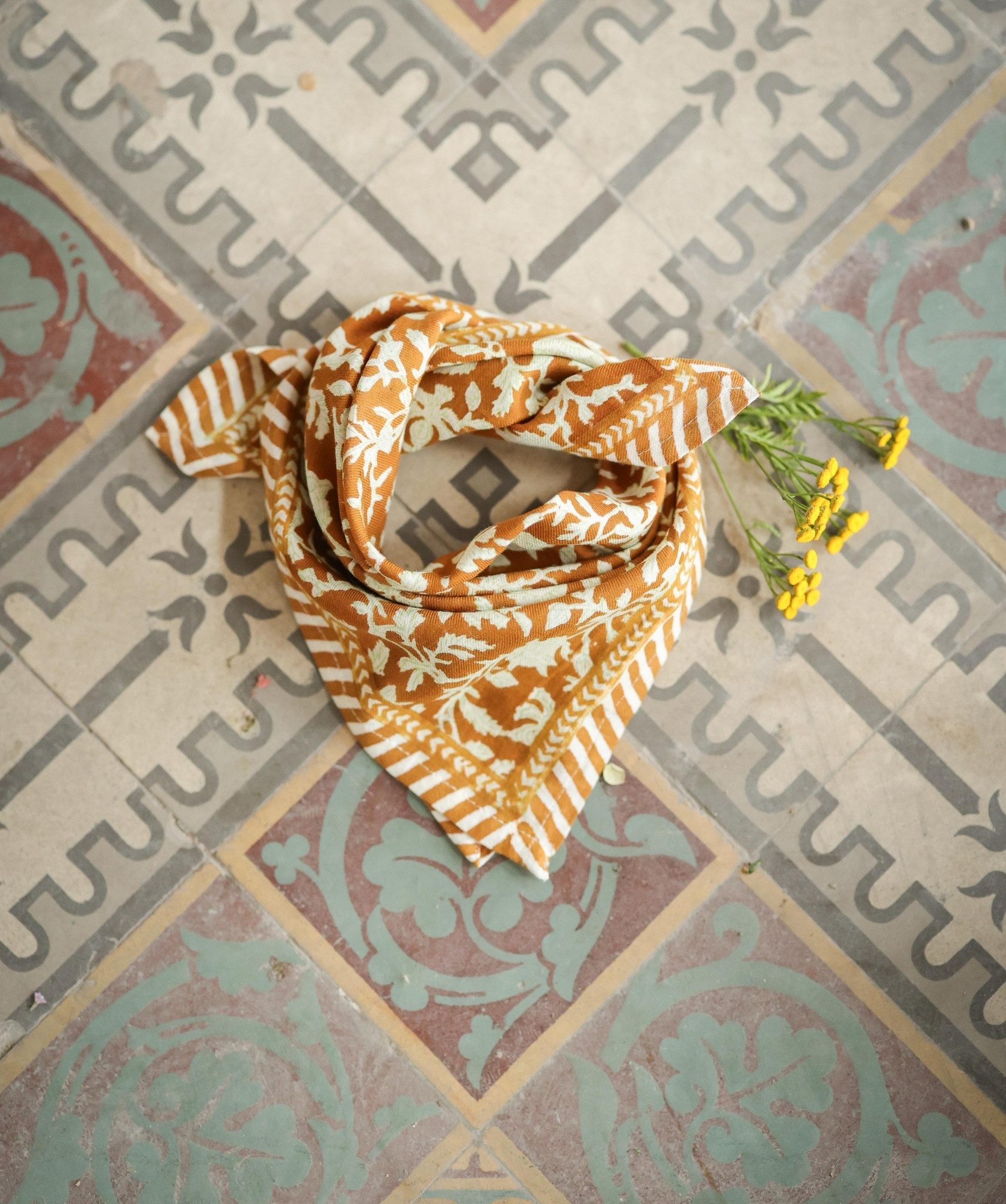 Foulard petit format – Kate Caramel