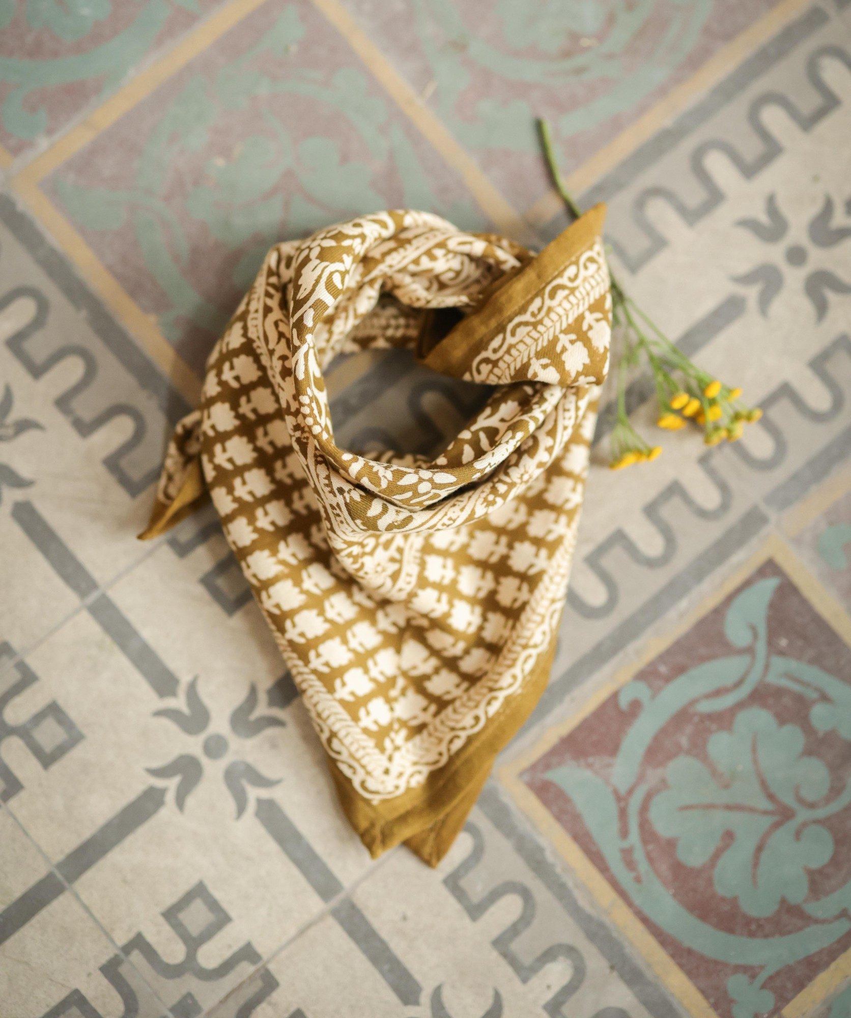 Foulard petit format – Penny Bronze