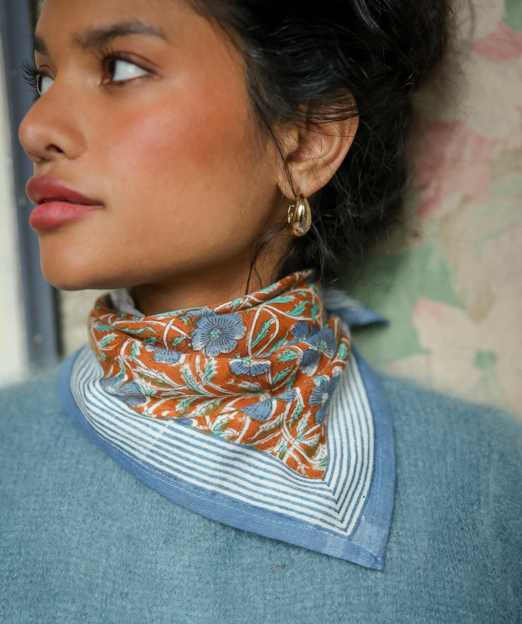 Foulard petit format – Pia Brique