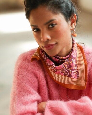 Foulard petit format – Pia Prune