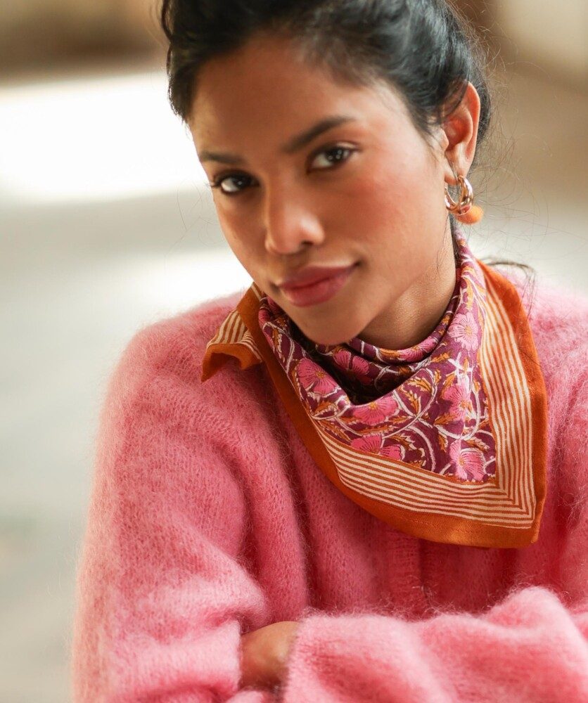 Foulard petit format – Pia Prune