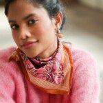 Foulard petit format – Pia Prune