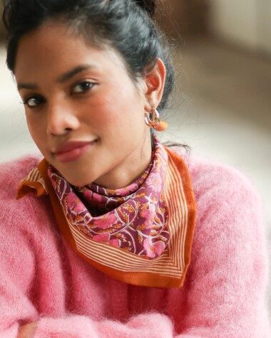 Foulard petit format – Pia Prune