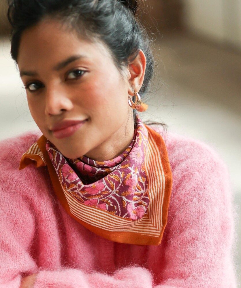 Foulard petit format – Pia Prune