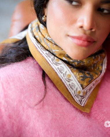 Foulard petit format – Scarlett Gold