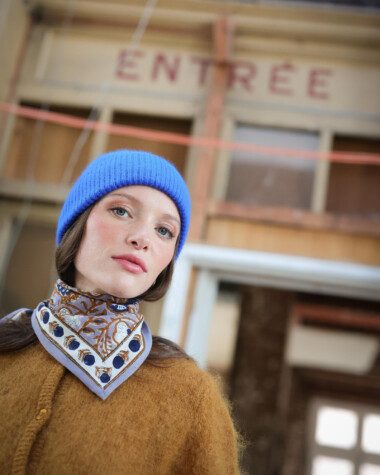 Foulard petit format – Taj Azur