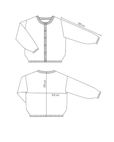 Cardigan Oscar – Marine